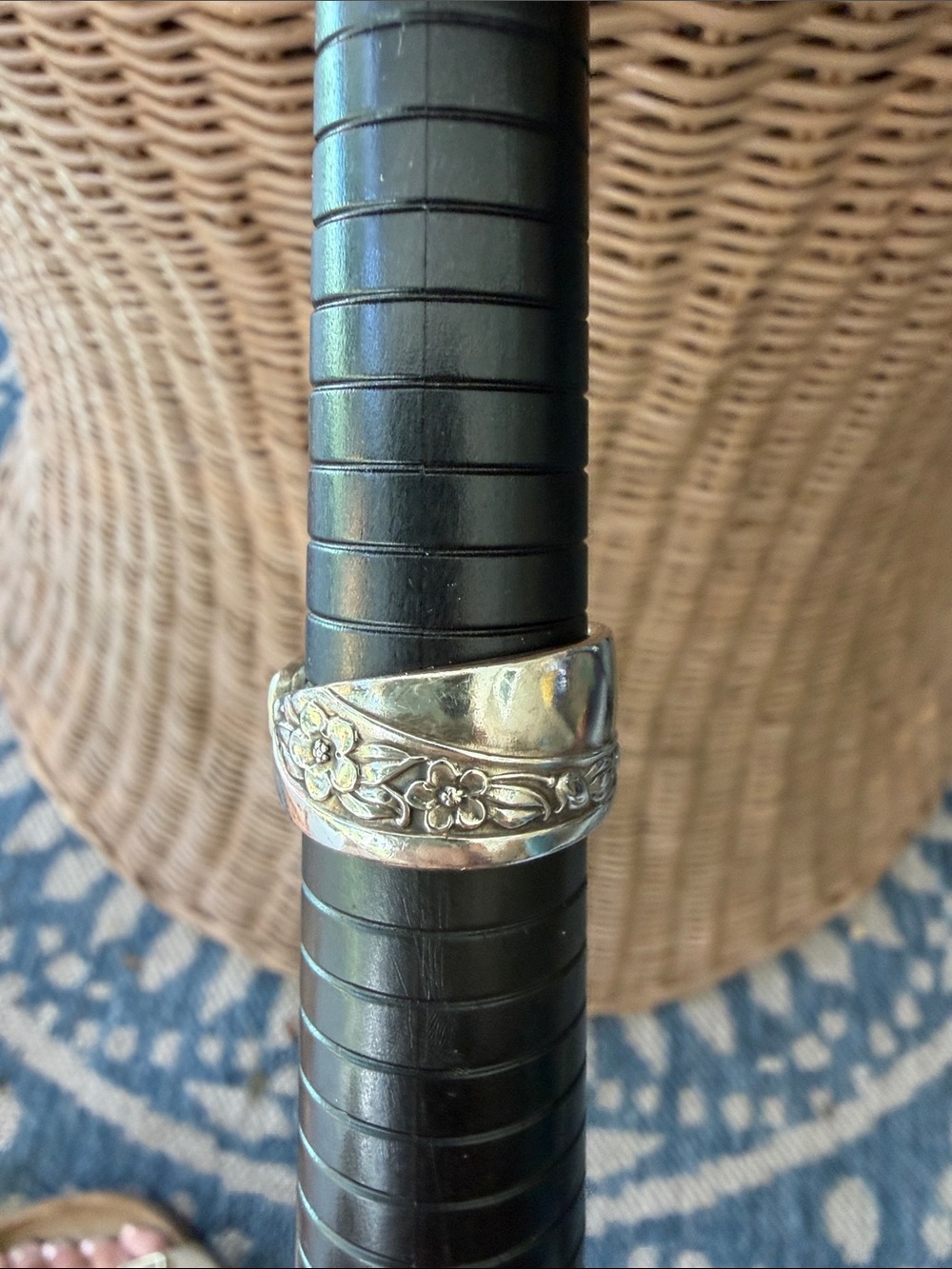 Silver spoon ring - Picture 3 of 3